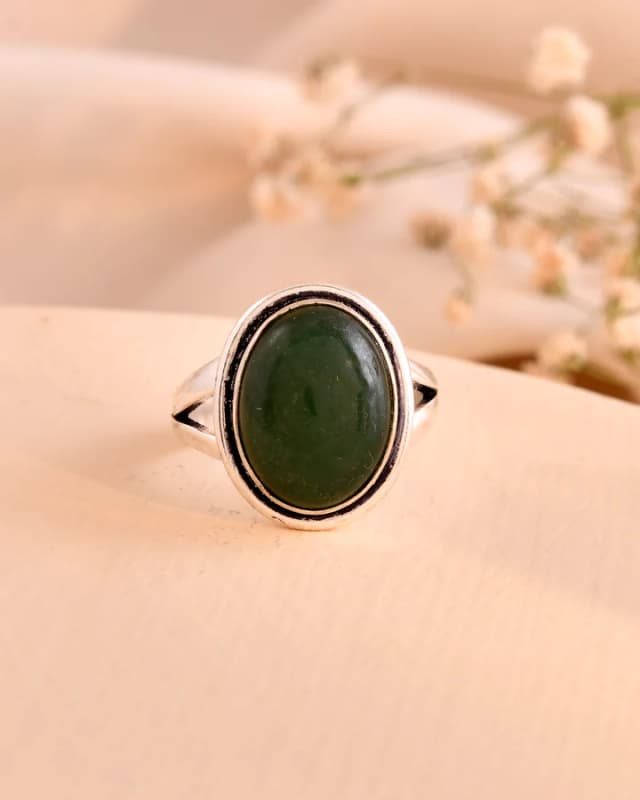 Green Jade Ring