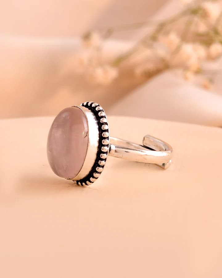 Rose Quartz Ring 3